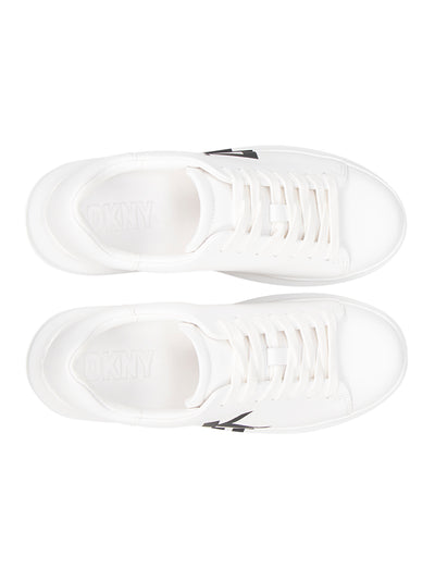 Keira Lace Up Sneaker (Bright White/Black)