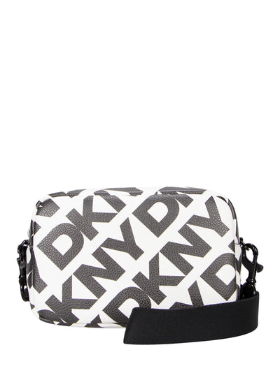 Kenza Camera Bag (Black/White)