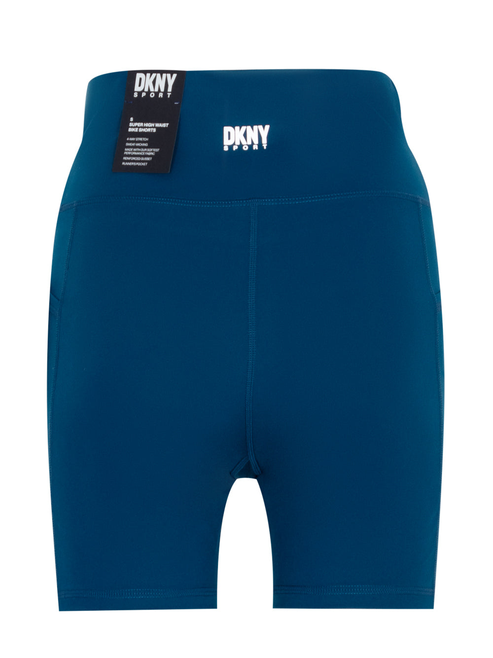 Legging Balance Compression Super High Rise 6" Bike Short With Pockets (Poseidon)
