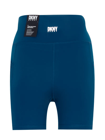 Legging Balance Compression Super High Rise 6" Bike Short With Pockets (Poseidon)