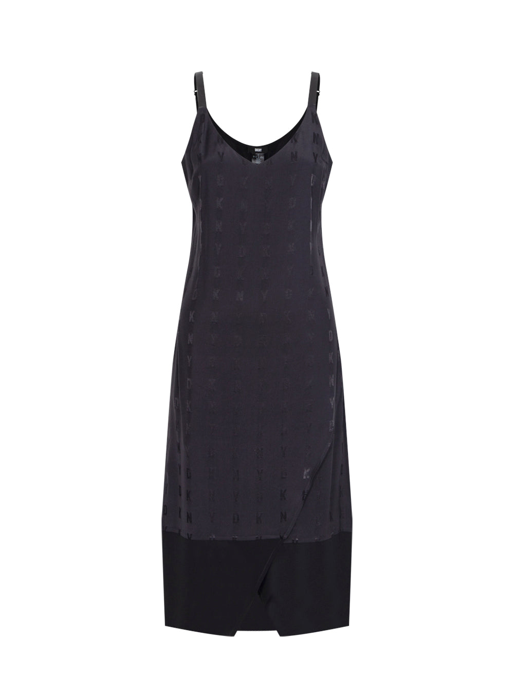 Logo Jacquard Dress (Black)