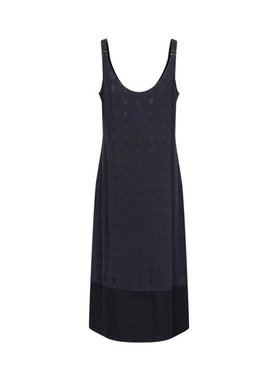 Logo Jacquard Dress (Black)