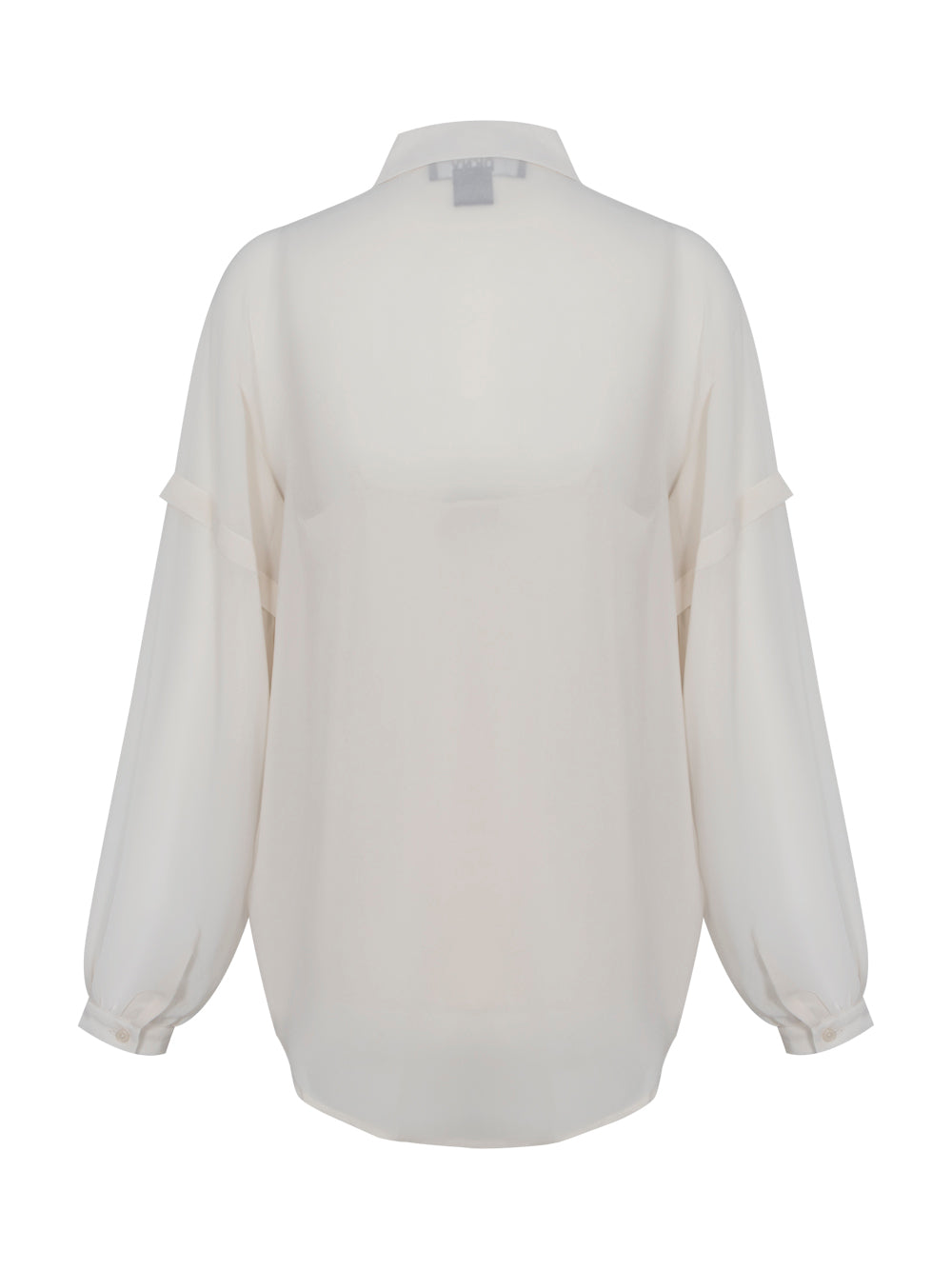 2 Pocket Long Sleeve Chiffon Shirt (Light City Khaki)