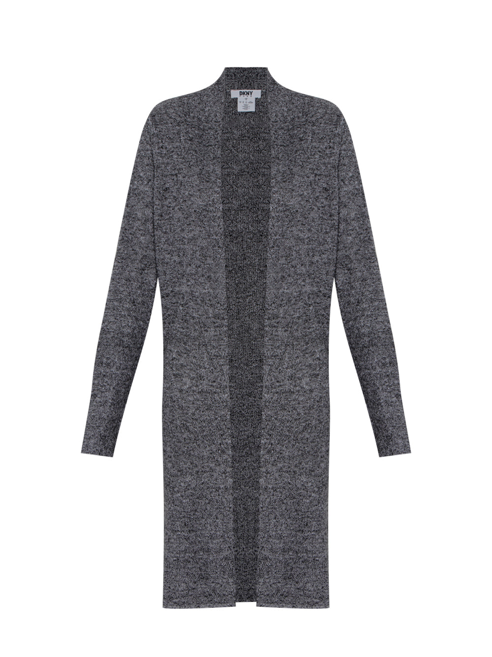 Long Sleeve Open Front Cardigan (Black/Ivory)