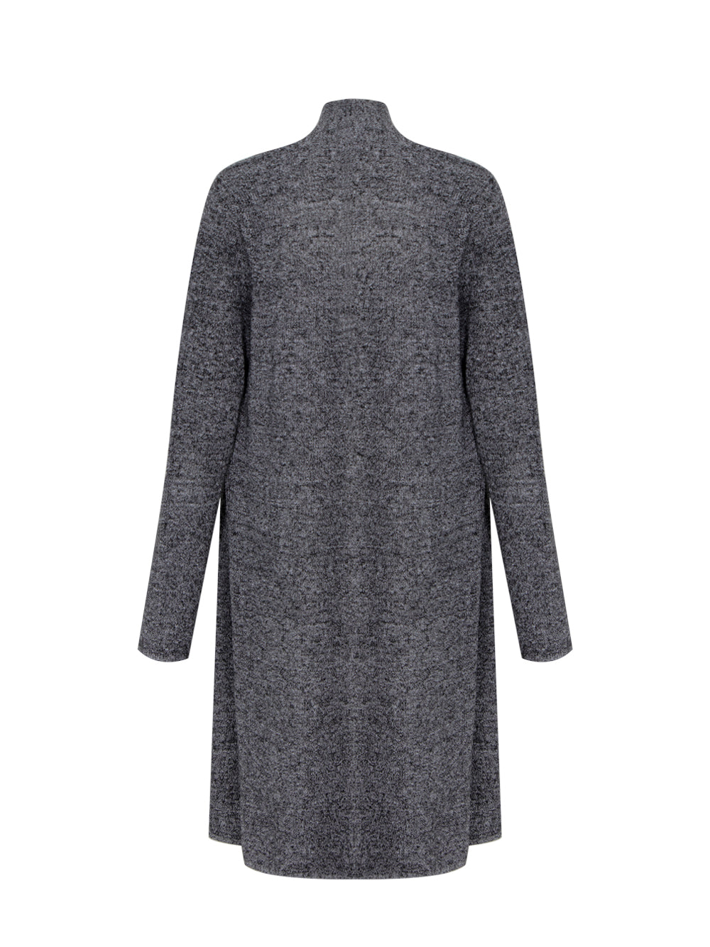 Long Sleeve Open Front Cardigan (Black/Ivory)