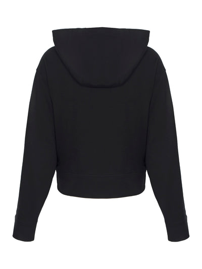 Metallic Bubble Logo Full Zip Hoodie (Black/Silver)