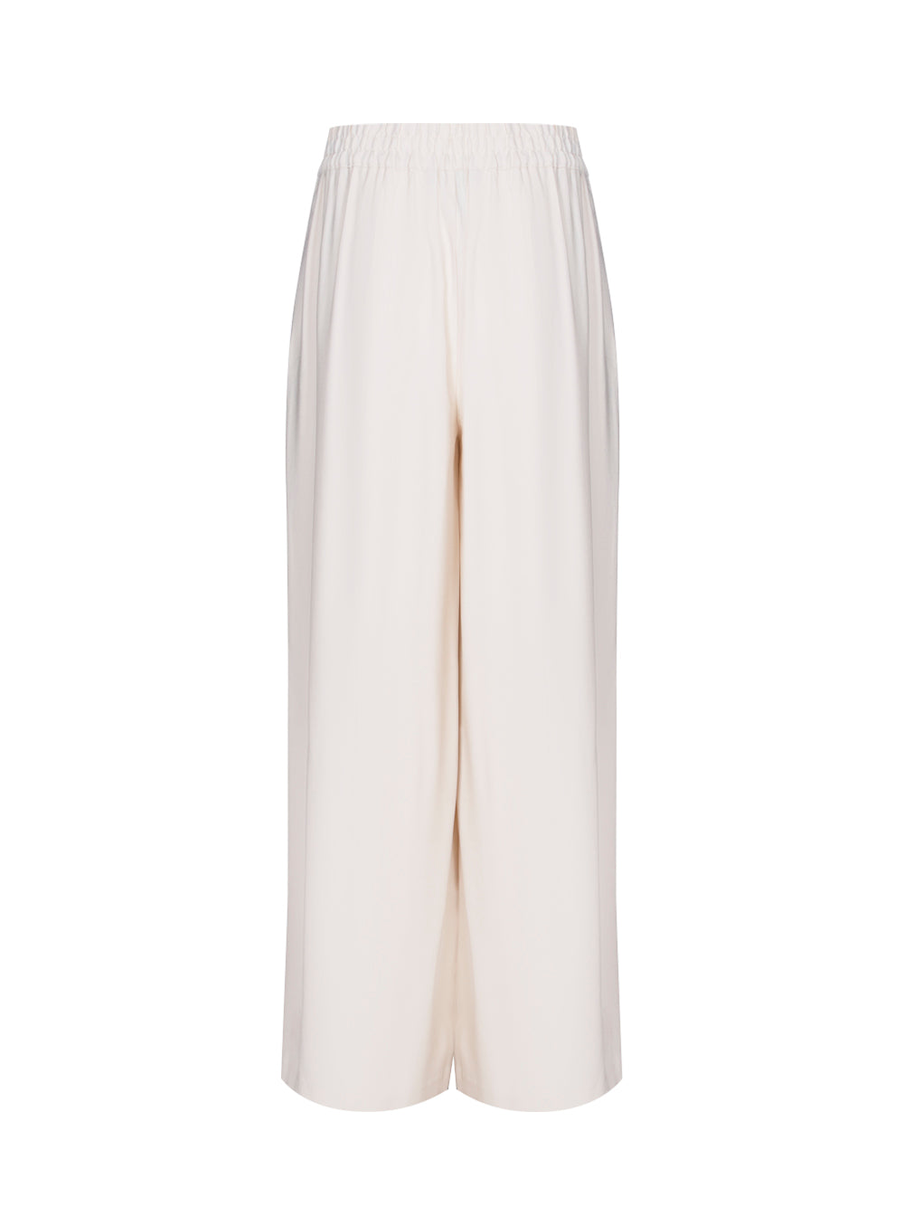 Mid Rise Wide Leg Twill Pants (Light City Khaki)