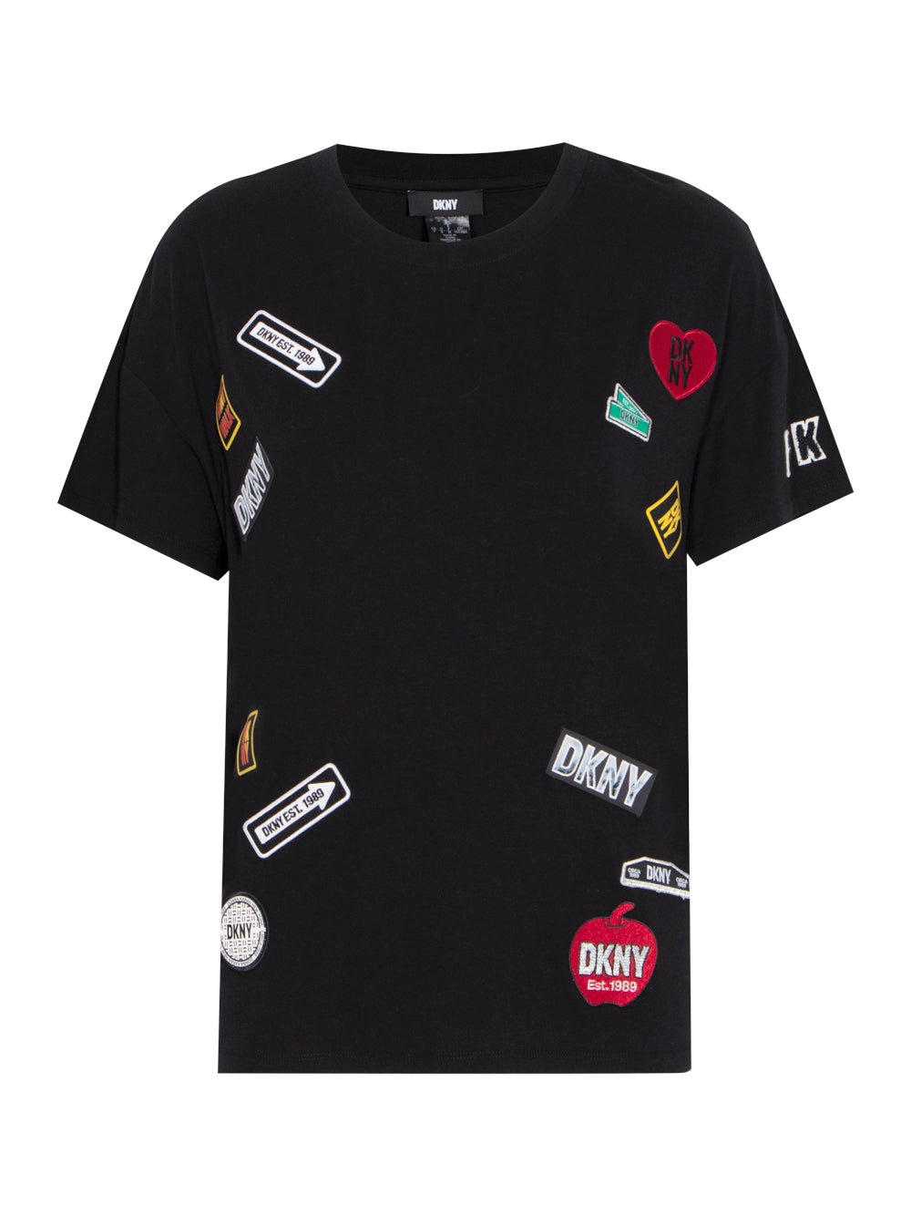 Modern Boxy City Sign Tee (Black)