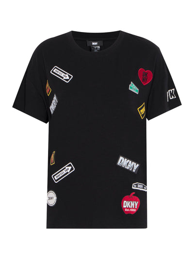 Modern Boxy City Sign Tee (Black)