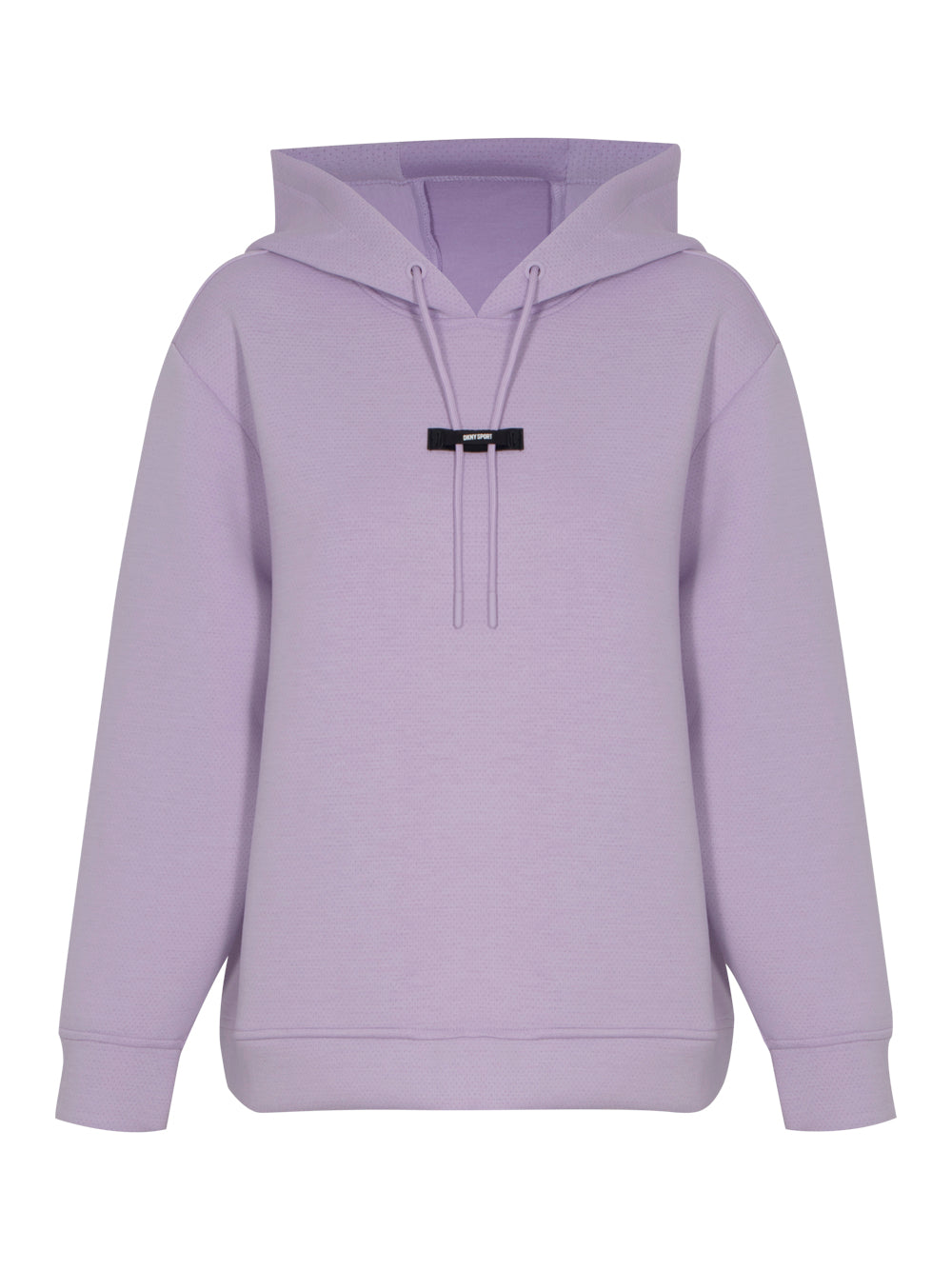 Boyfriend Hoodie with Drawcord Guard (Lavender)