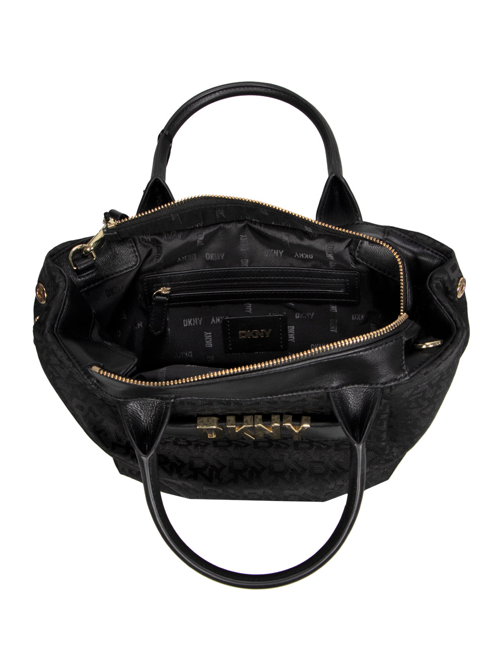 Pilar Top Handle Satchels Bags (Black/Black)