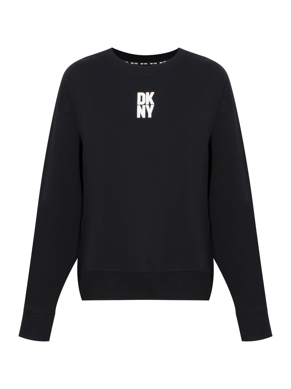 Puff Logo Crew Neck Pullover (Black)