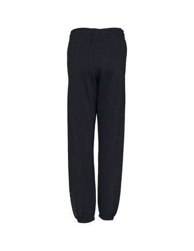 Rhinestone Layered Outline Sweatpants (Black)