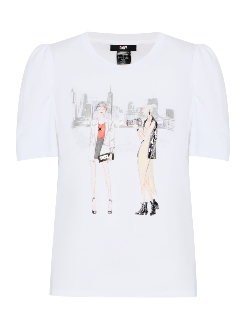 Short Sleeve Cityscape T-Shirt (White)