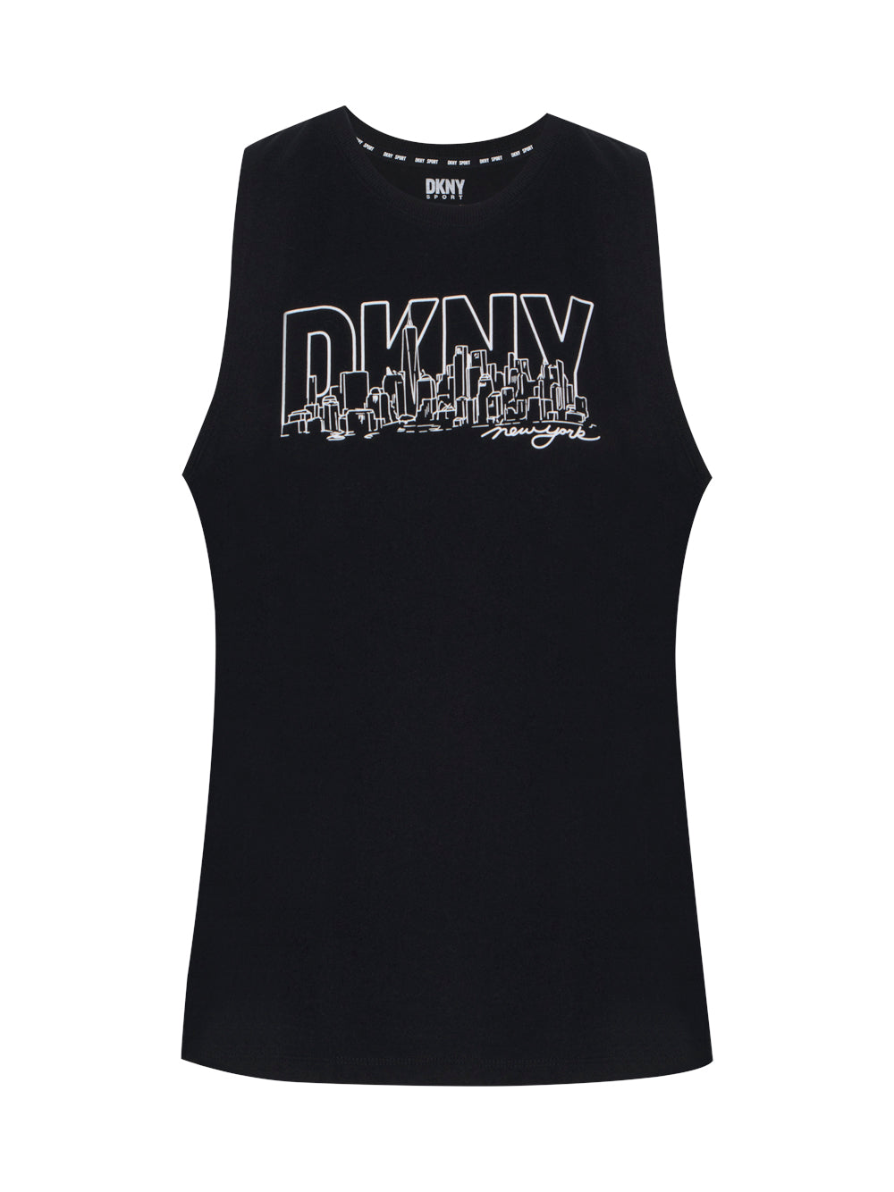 Skyline Sketch Logo Tank (Black)