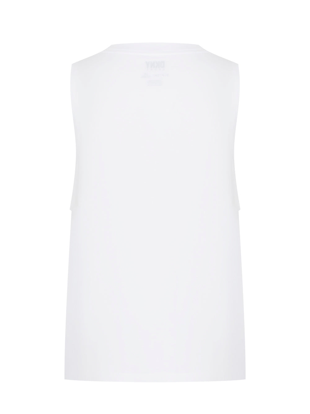 Solid Tank With Logo (White)