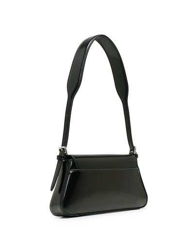 Suri Flap Shoulder (Black/Silver)