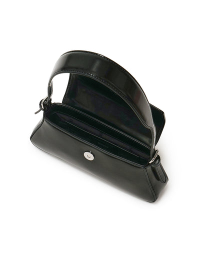 Suri Flap Shoulder (Black/Silver)