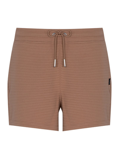 Tech Ottoman 5" Short With Pockets And Logo Tab (Praline)