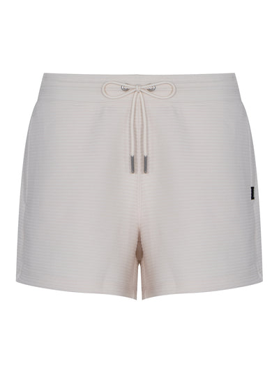 Tech Ottoman 5" Short With Pockets And Logo Tab (Sand)