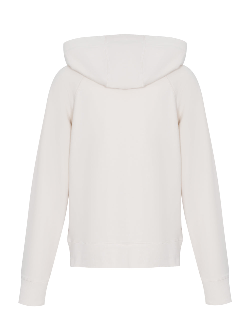 Two Tone Logo Drawcord Zip Hoodie (Sand/Sand)