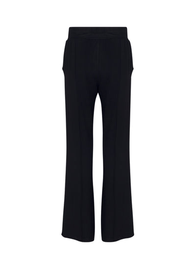 Wide Leg Greenwich Pintuck Pant (Black)