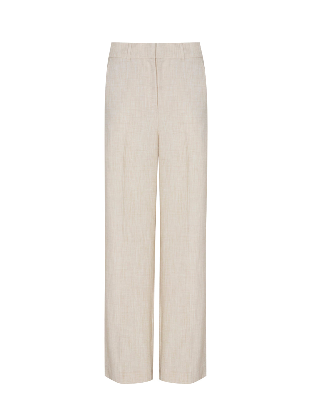 Woven Pants With Openings On The Bottom (Oat)
