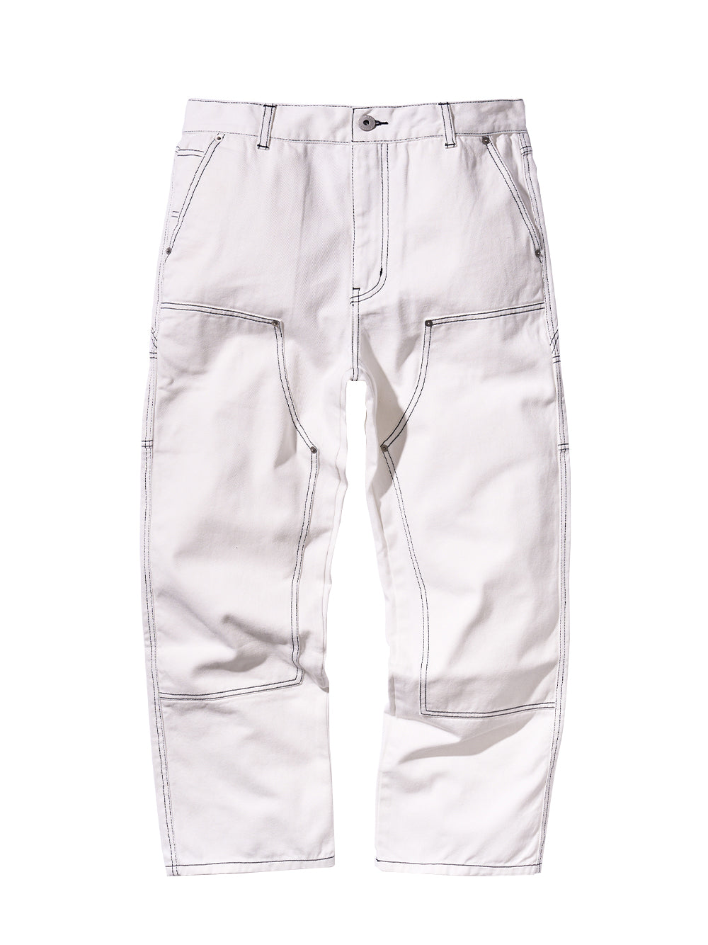 AECA Double Knee Denim (White)