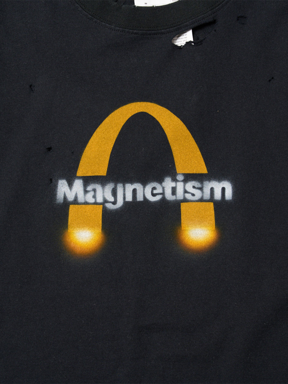 Magnetic Long Sleeve T-Shirt (Black)