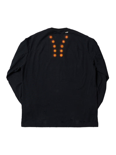 Magnetic Long Sleeve T-Shirt (Black)