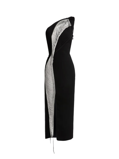 Sacrifice Dress Black/silver