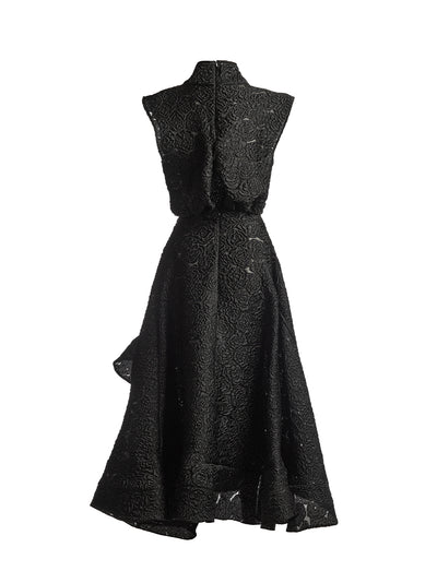 Arresting Dress Black Rosett