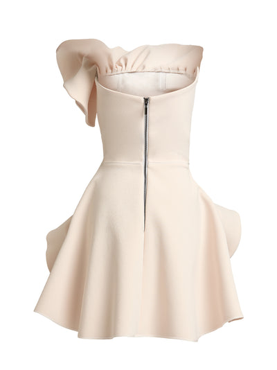 Atone Mini Ruffle Dress Pure Cream/p