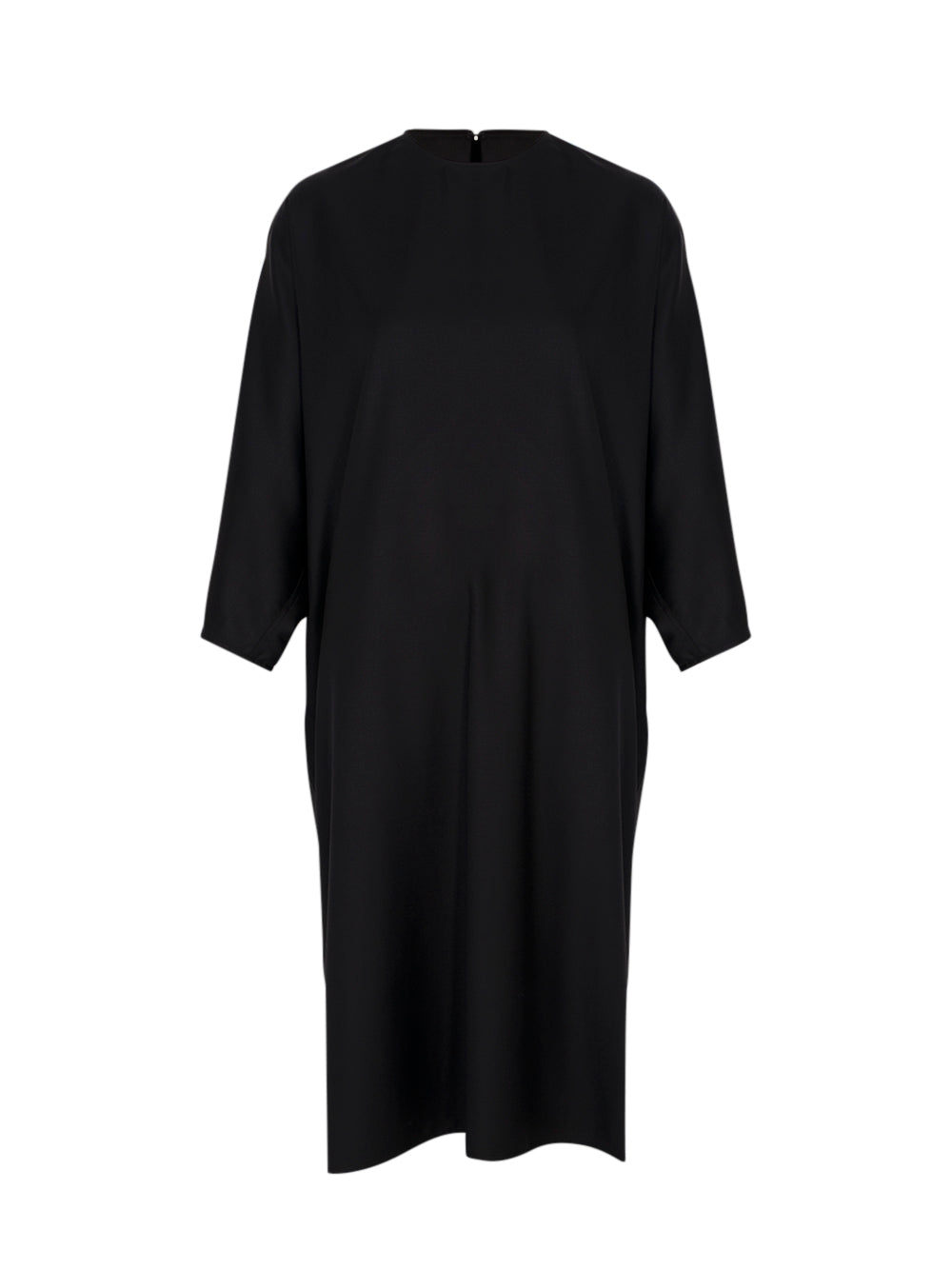 Dress W Back Drap Black