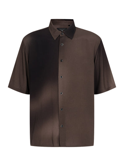 Dalton Printed Short Sleeve Shirt (Brown Gradient)