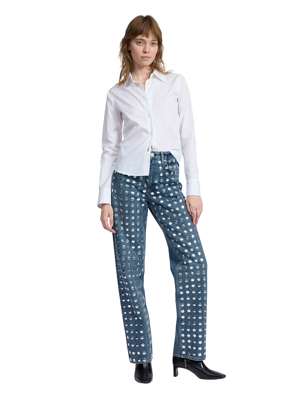Dayton Poplin Shirt (White)
