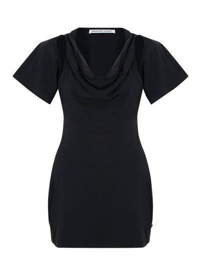 Deconstructed Minidress (Black)