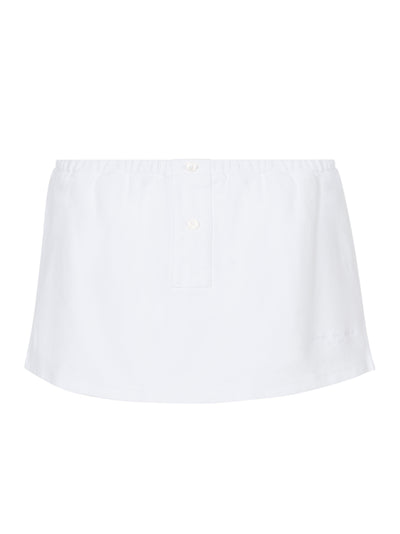 Deconstructed Miniskort (Vintage White)