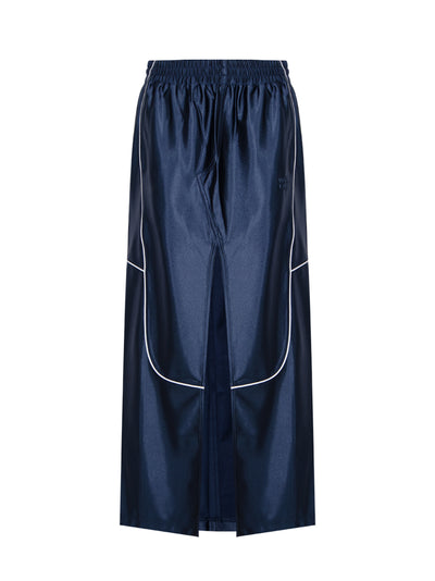 Deconstructed Tube Skirt (Navy Grey)