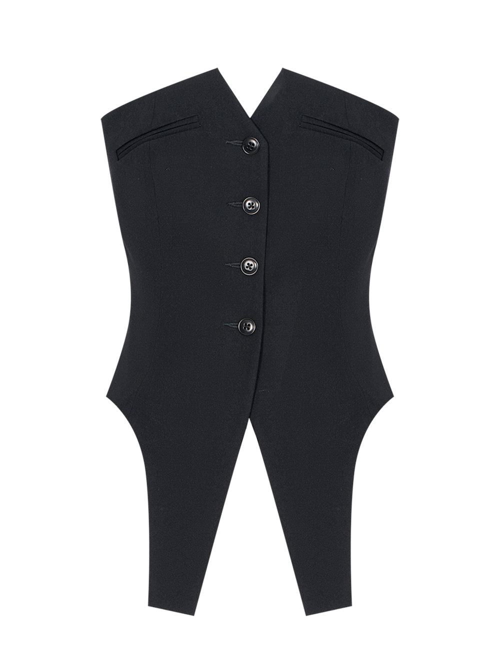 Deconstructed Vest (Black)