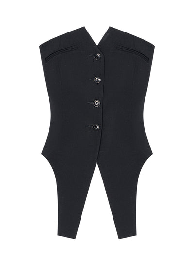 Deconstructed Vest (Black)