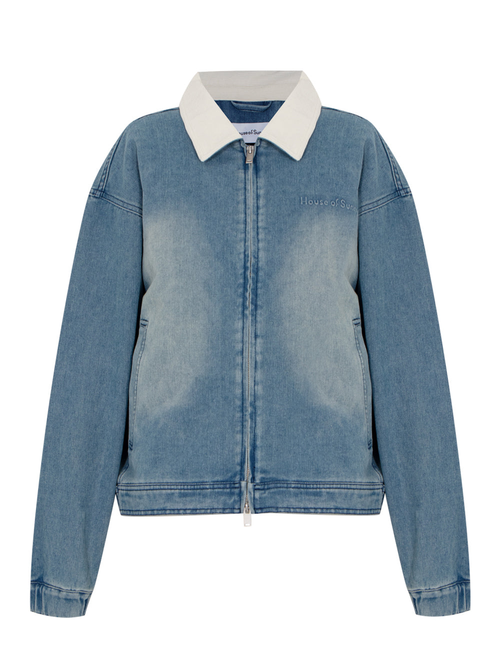 Denim Boxy Jacket (Sky Blue)