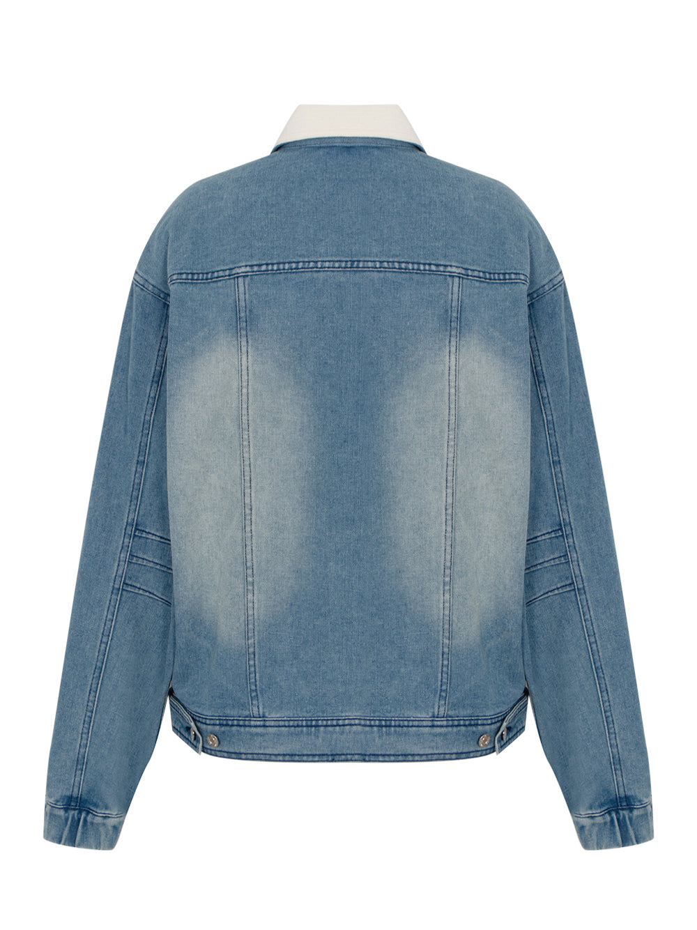 Denim Boxy Jacket (Sky Blue)