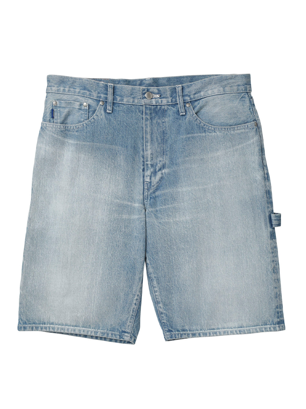 Denim Painter Shorts (Bleached Indigo)