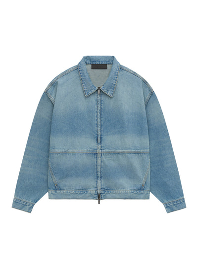 Denim Trucker Jacket (Vintage Blue)