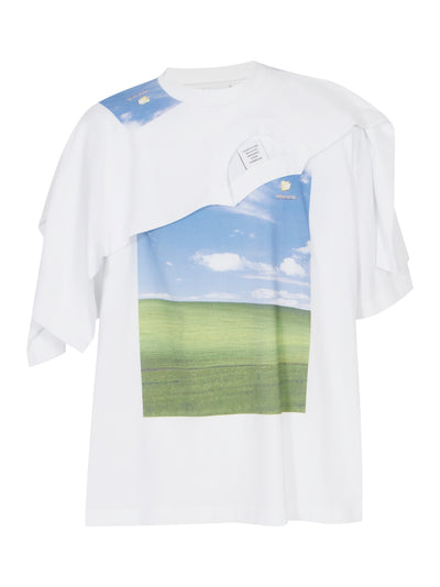 Desktop Double Layered T-Shirt (White)