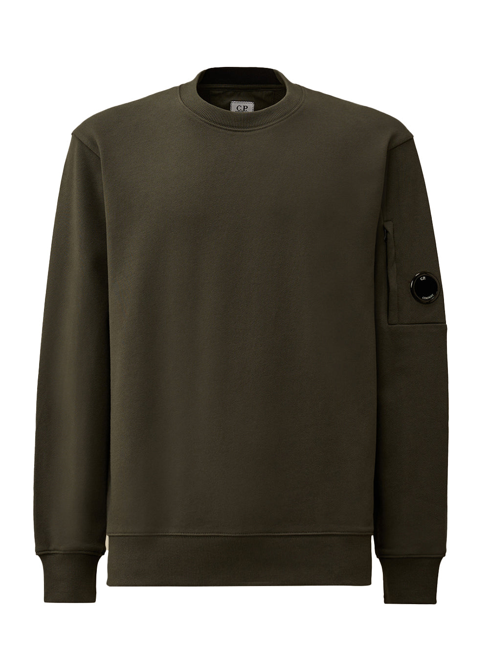 Diagonal Raised Fleece Crewneck Lens Sweatshirt (Dark Shadow)