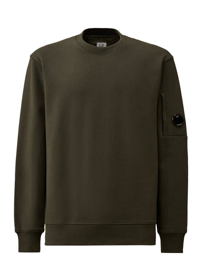 Diagonal Raised Fleece Crewneck Lens Sweatshirt (Dark Shadow)