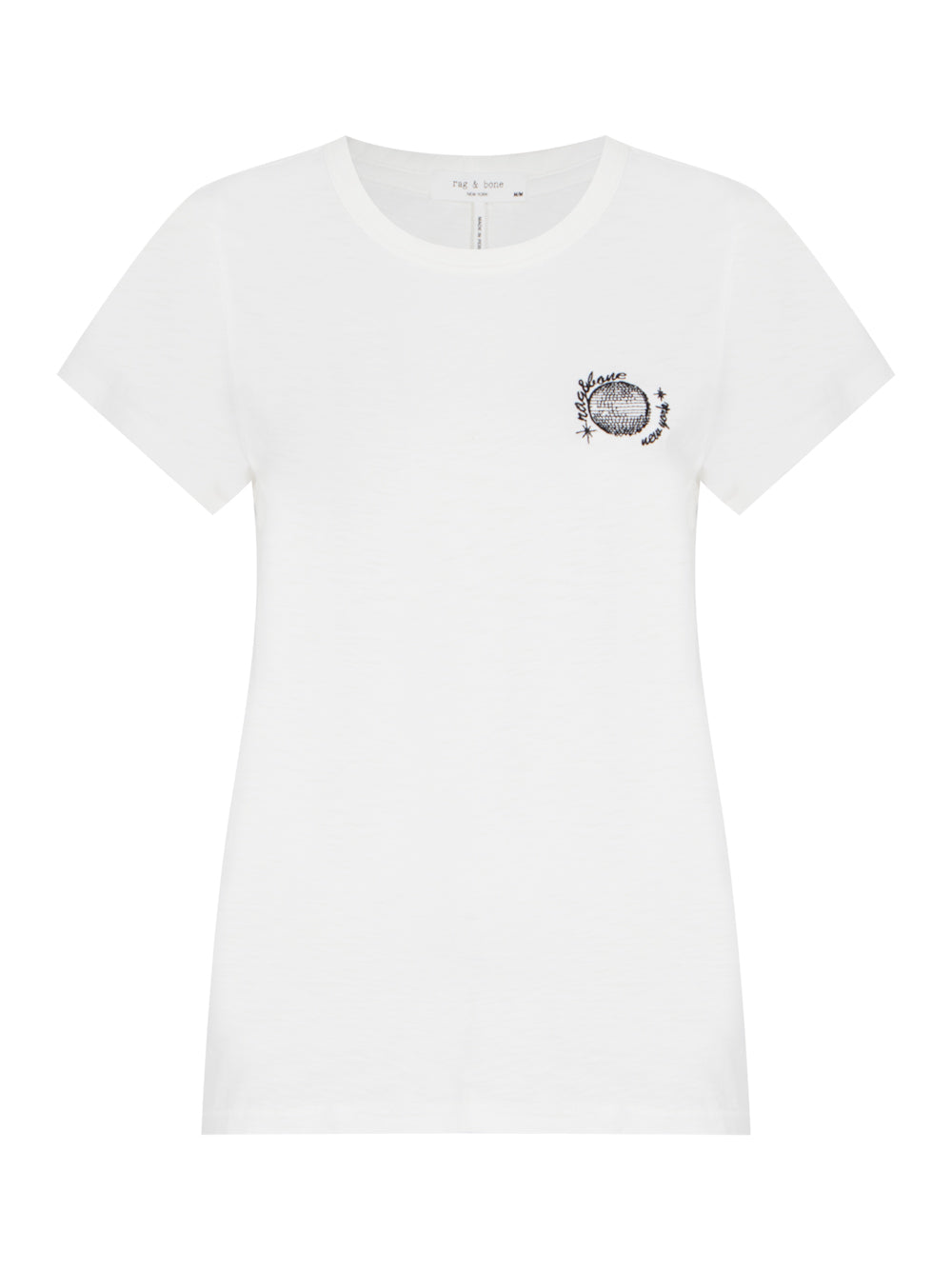 Disco Embroidered Tee (Ivory Multi)