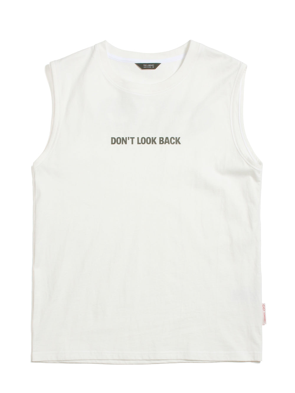 Don’T Look Back (Sleeveless Tee) White